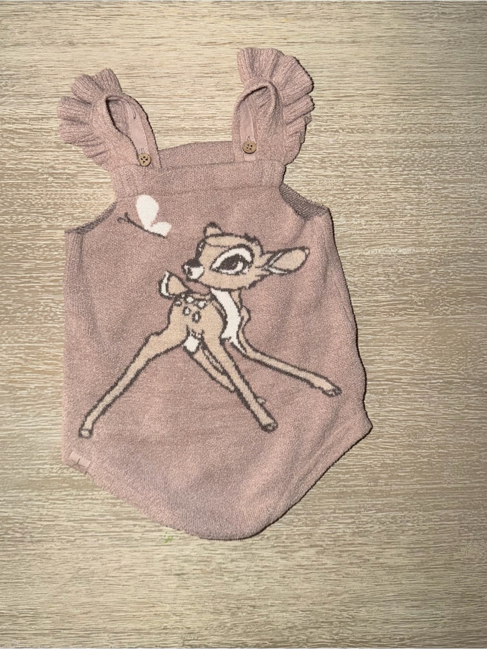 Barefoot Dreams Bambi One-Piece Romper 3-6 months